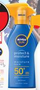 Nivea Protect & Moisture Trigger Sun Spray SPF50+-300ml 