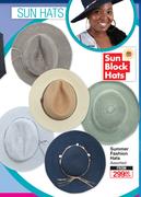 Summer Fashion Hats Assorted-Each