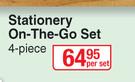 Nature's Edition Stationery On The Go Set (4 Piece)-Per Set