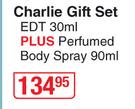 Revlon Charlie Gift Set Of EDT 30ml + Perfumed Body Spray 90ml