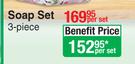 Royale Garden Soap Set Of 3 Piece-Per Set