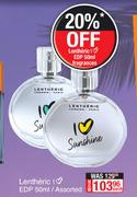 Lentheric I Love EDP 50ml Assorted-Each