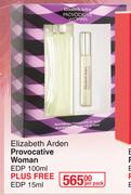 Elizabeth Arden Provocation Woman EDP 100ml + Free EDP 15ml-Per Pack