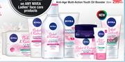 Nivea Perfect & Radiant Light Moisturiser SPF15 50ml Or 3In1 Daily Detox Cleanser 150ml-Each