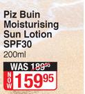 Piz Buin Moisturising Sun Lotion SPF30-200ml