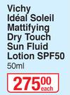 Vichy Ideal Soleil Mattifying Dry Touch Sun Fluid Lotion SPF50-50ml Each