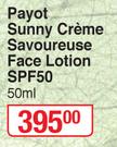 Payot Sunny Savoureuse Face Lotion SPF50-50ml 