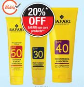 Safari Moisturising Sunscreen SPF30-100ml 