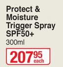 Nivea Protect & Moisture Trigger Spray SPF50+ -300ml Each
