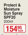 Nivea Protect & Moisture Sun Spray SPF20-200ml Each