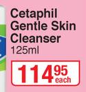 Cetaphil Gentle Skin Cleanser-125ml Each