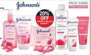 Johnson's Micellar Cleansing 400ml Or Day SPF20 Or Night Cream 50ml-Each