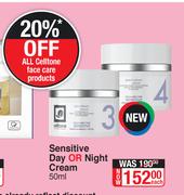 Celltone Sensitive Day Or Night Cream-50ml Each
