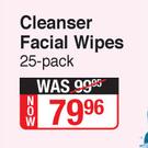 Neutrogena Cleanser Facial Wipes-25 Pack 