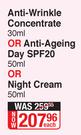 Neutrogena Anti-Wrinkle Concentrate 30ml Or Anti-Ageing Day SPF20 50ml Or Night Cream 50ml-Each