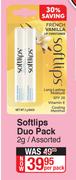 Eskamel Softlips Duo Pack Assorted-2g Per Pack 
