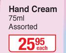 Good Stuff Hand Cream Assorted-75ml Each