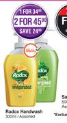 Radox Handwash Assorted-300ml Each
