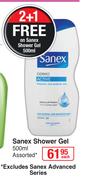 Sanex Shower Gel Assorted-500ml Each