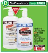 Palmer's Coconut Oil Or Cocoa Butter Formula Body Lotion Value Size-1Ltr Each