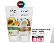 Dove Nourishing Secrets Hand Cream Assorted-75ml Each