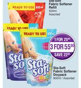 Sta Soft Fabric Softener Doypack Assorted-800ml