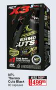 NPL Thermo Cuts Black-80 Capsules