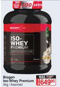 Biogen Iso-Whey Premium Assorted-3Kg