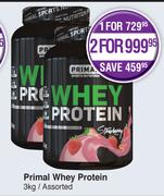 Primal Whey Protein Assorted-For 2 x 3Kg