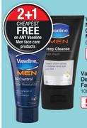 Vaseline Men Deep Cleanse Face Wash-100ml Each