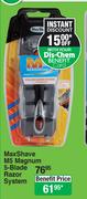 Max Shave M5 Magnun 5 Blade Razor System