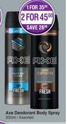 Axe Deodorant Body Spray Assorted-200ml