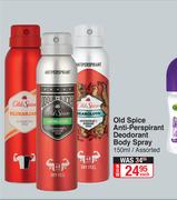Old Spice Anti Perspirant Deodorant Body Spray Assorted-150ml Each
