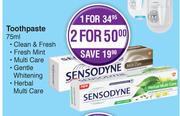 Sensodyne Toothpaste-75ml 