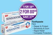 Sensodyne Toothpaste-2 x 75ml 