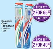 Aquafresh Complete Care Toothbrush-Each