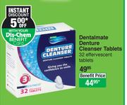 Dentalmate Denture Cleanser Tablets 32 Effervescent Tablets