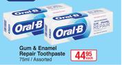Oral-B Gum & Enamel Repair Toothpaste Assorted-75ml Each