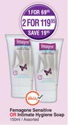Femagene Sensitive Or Intimate Hygiene Soap Assorted-150ml
