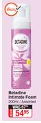 Betadine Intimate Foam Assorted-200ml 