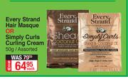 Every Strand Hair Masque Or Simply Curls Curling Cream Assorted-50g Each