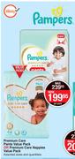 Pampers Premium Care Pants Value Pack Or Premium Care Nappies Value Pack-Per Pack