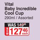 Vital Baby Incredible Cool Cup (200ml) Assorted-Each