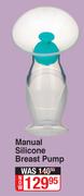 Nuby Manual Silicon Breast Pump