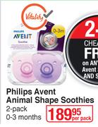 Philips Avent Animal Shape Soothies-Per Pack