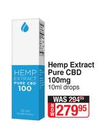 Hemp Extract Pure CBD-100mg 10ml Drops