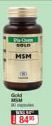 Dis-Chem Gold MSM-90 Capsules