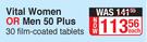 Vital Women Or Men 50 Plus-30 Film Coated Tablets Each