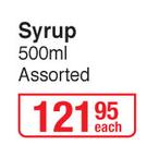 Bioplus Syrup Assorted-500ml Each