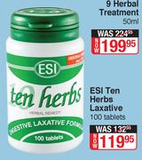 ESI Ten Herbs Lexative-100 Tablets